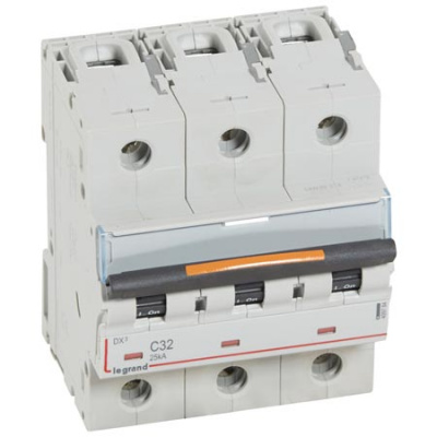 Автоматический выключатель 3P 32 A C 25kA Legrand DX3 Legrand DX3 409784