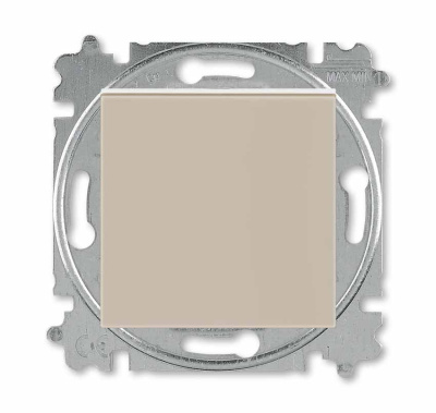 Переключатель одноклавишный кофе макиато / белый ABB Levit ABB Levit 2CHH590645A6018