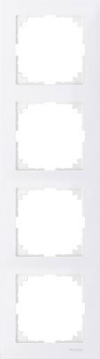 Рамка 4-постовая Merten M-Pure Белый Merten M-Pure MTN4040-3619