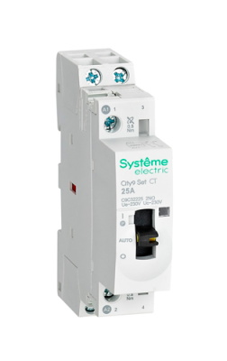 Systeme Electric City9 Set Контактор 2P 2НО 25A AC 230В-230В Systeme Electric City9 Set C9C32225