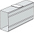 Накладка на стык профиля TA-GN SGAN 80 DKC In-Liner Белый