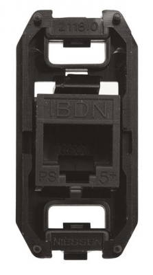 Механизм Разъем информационный RJ45 8 контактов кат.5e UTP ABB NIE ABB Zenit 2CLA201850A1001