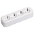 Розетка переносная разборная К04 4 места IEK CLASSIC 