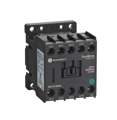 Systeme Electric MC1K Контактор 4P(2НО+2НЗ) 9A AC380V 50/60Hz Systeme Electric  MC1K09008Q7