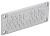 TITAN Ввод кабельный мембр. 35 отв. d=7-32мм IP65 серый IEK