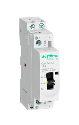 Systeme Electric City9 Set Контактор 2P 2НО 16A AC 230В-230В Systeme Electric City9 Set C9C32216