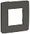 Рамка 1-постовая Schneider Electric Unica New Studio Color Дымчато-Серый/Антрацит