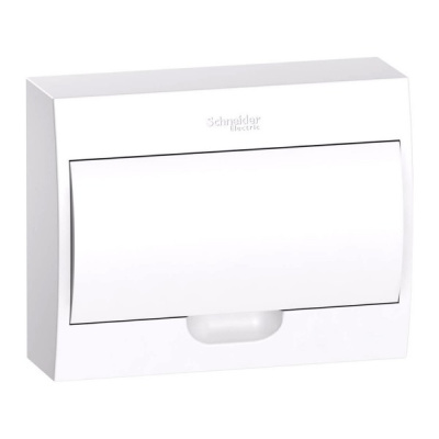 Бокс пластиковый навесной с белой дверцей 1ряд/12мод, IP40 Schneider Electric Easy9 Systeme Electric  EZ9E112P2SRU