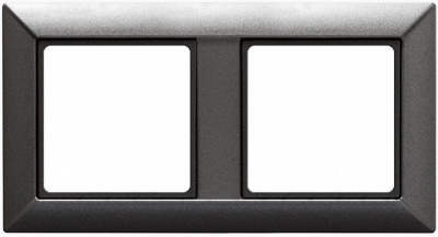 Рамка 2-постовая Jung Eco Profi Антрацит Jung Eco Profi EP482AN