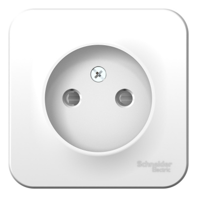 Розетка без заземления со шторками накладного монтажа с изолирующей пластиной 16A 250В Systeme Electric Blanca Белый Systeme Electric Blanca BLNRA001111