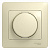 Светорегулятор (диммер) поворотный 300 Вт Schneider Electric Glossa Бежевый