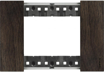 Орех Рамка итальянский стандарт 3 мод Bticino LivingNow Bticino Living now KA4803LG