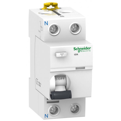Устройство защитного отключения 2P 40A тип AС 300mA Schneider Electric Acti 9 iID K Schneider Electric Acti9 A9R75240