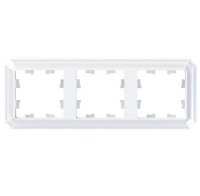 SE AtlasDesign ANTIQUE Рамка 3-постовая Белый Systeme Electric AtlasDesign ATN100103