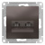 Розетка двойная компьютерная RJ45+RJ45 кат.5E механизм Schneider Electric AtlasDesign Мокко Systeme Electric AtlasDesign ATN000685