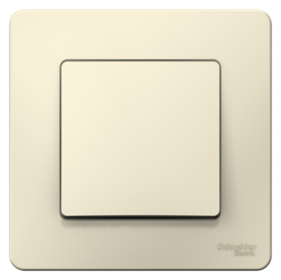 Переключатель 1-клавишный скрытой установки 10A 250B Systeme Electric Blanca Молочный Systeme Electric Blanca BLNVS010602