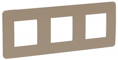 Рамка 2-постовая Schneider Electric Unica New Studio Color Песочный/Бежевый Schneider Electric Unica New Studio Color NU280627