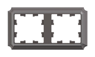 SE AtlasDesign ANTIQUE Рамка 2-постовая Мокко Systeme Electric AtlasDesign ATN100602