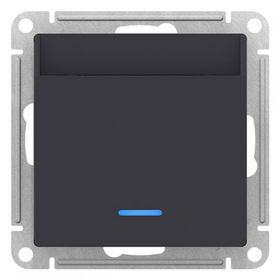 Выключатель карточный 10А без задержки времени механизм Schneider Electric AtlasDesign Карбон Systeme Electric AtlasDesign ATN001067