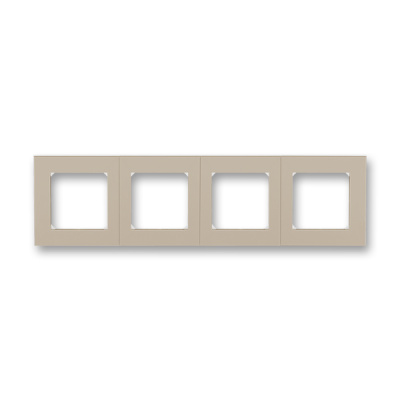 Рамка 4 поста кофе макиато / белый ABB Levit ABB Levit 2CHH015040A6018