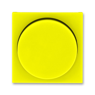 Накладка для светорегулятора поворотного жёлтый / дымчатый чёрный ABB Levit ABB Levit 2CHH940123A4064