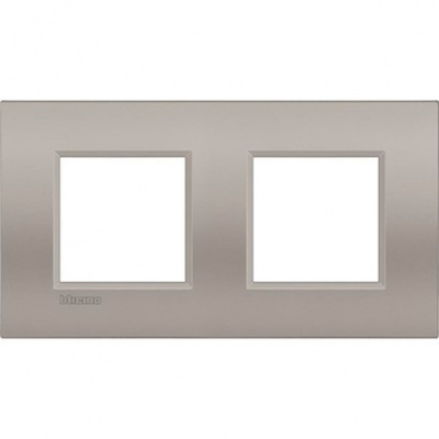 LivingLight Рамка Air, немецкий стандарт 2+2 мод. Цвет "Песчаник" Bticino Bticino  LNE4802M2SB
