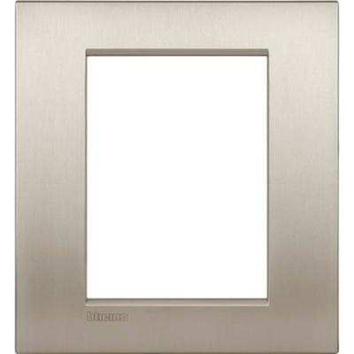 LivingLight Рамка Air, итальянский стандарт 3+3 мод. Цвет "Матовый титан" Bticino Bticino  LNC4826TIS