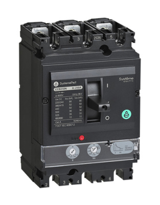 Автомат SYSTEMEPACT CCB250 50KA 3P3D TMD200 рычаг LV431831 Systeme Electric Systeme Electric  SPC250N200L3DF