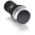 Кнопка CP1-30B-11 черная без фиксации 1НО+1HЗ ABB ABB  1SFA619100R3076
