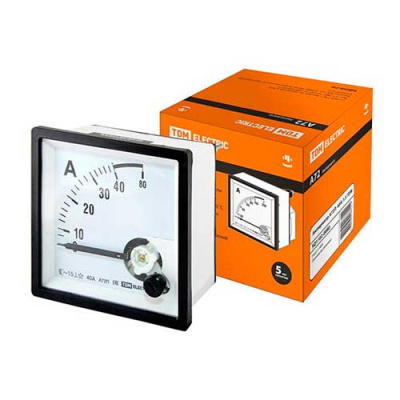 Амперметр прямого подключения 40A класс 1,5 TDM А72П TDM ELECTRIC А72П SQ1102-0080