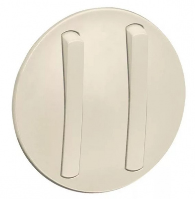 Клавиша переключателя бесшумного 2-ая тонкая Legrand Celiane Слоновая кость Legrand Celiane 066299