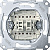 Механизм Переключатель 2-клавишный 10A Merten SM&SD