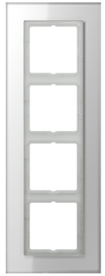 Рамка 4-постовая Jung LS plus Белый Jung LS серия LSP984GLWW