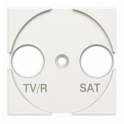 Axolute Лицевая панель для розеток TV/FM + SAT, цвет белый Bticino Bticino  HD4212