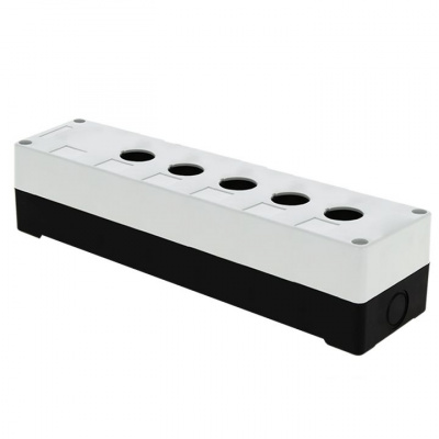 Корпус пластиковый 5 кнопок белый EKF PROxima КП105 EKF  cpb-105-w