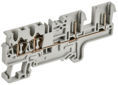 ARMAFIX Клемма пруж. CX2,5-4-2B 2,5мм2 4-конт. серая IEK IEK ARMAFIX AF-CT40-06-22-K03-002