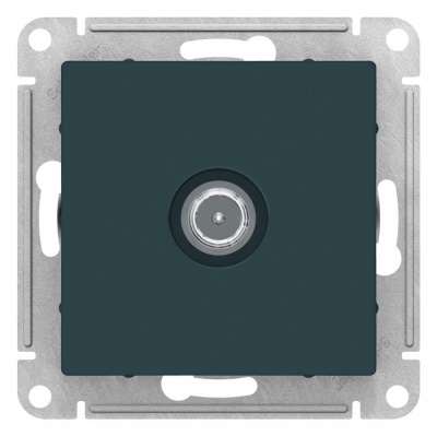 Розетка TV проходная 4DB механизм Schneider Electric AtlasDesign Изумруд Systeme Electric AtlasDesign ATN000892