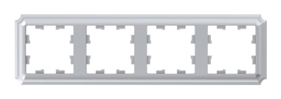 SE AtlasDesign ANTIQUE Рамка 4-постовая Алюминий Systeme Electric AtlasDesign ATN100304