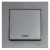 Выключатель 1-клавишный с подсветкой сх.1A 10AX механизм Schneider Electric AtlasDesign Сталь Systeme Electric AtlasDesign ATN000913