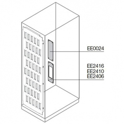 Пластина-переходник для разъемов, с 24 на 6 полюсов ABB IS2 ABB IS2 EE2406