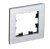 Рамка 1-постовая металл Schneider Electric AtlasDesign Nature Серебро Systeme Electric AtlasDesign Nature ATN312101