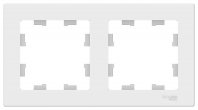 Рамка 2-постовая универсальная Schneider Electric AtlasDesign Белый Systeme Electric AtlasDesign ATN000102
