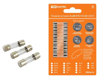 Предохранитель ВПБ6-10 2А 250В TDM упак (10 шт.) TDM ELECTRIC  SQ0738-0010