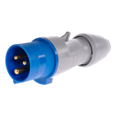 Вилка прямая 3P+N+PE 16A 200-250V IP44 Legrand P17 Tempra Pro  Legrand P17 Tempra Pro 555126