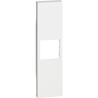 Белый Лицевая панель для адаптеров Keystone RJ45 1 мод Bticino LivingNow  Bticino Living now KW07K