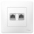 Розетка компьютерная скрытой установки RJ45 кат.5E + телефон RJ11 Systeme Electric Blanca Белый Systeme Electric Blanca BLNIS045111