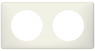 Рамка 2-постовая 2+2 мод Legrand Celiane Белая перкаль Legrand Celiane 066702