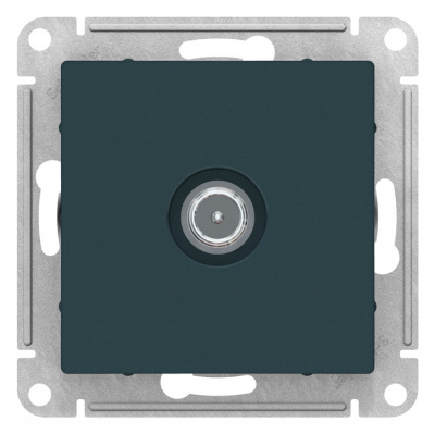 Розетка TV оконечная 1DB механизм Schneider Electric AtlasDesign Изумруд Systeme Electric AtlasDesign ATN000891