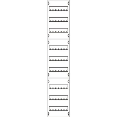 Панель распределительная EDF для модульных устройств 1350х250мм DIN125мм, 9рядов/108мод ABB ABB CombiLine-M 1V5A