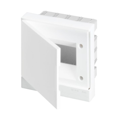 Бокс встраиваемый белая дверь с клеммами 6мод IP40 ABB Basic E BEF401206 ABB Basic E 1SZR004002A1102
